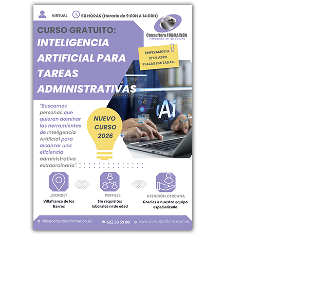 Curso: Inteligencia Artificial para Tareas Administrativas