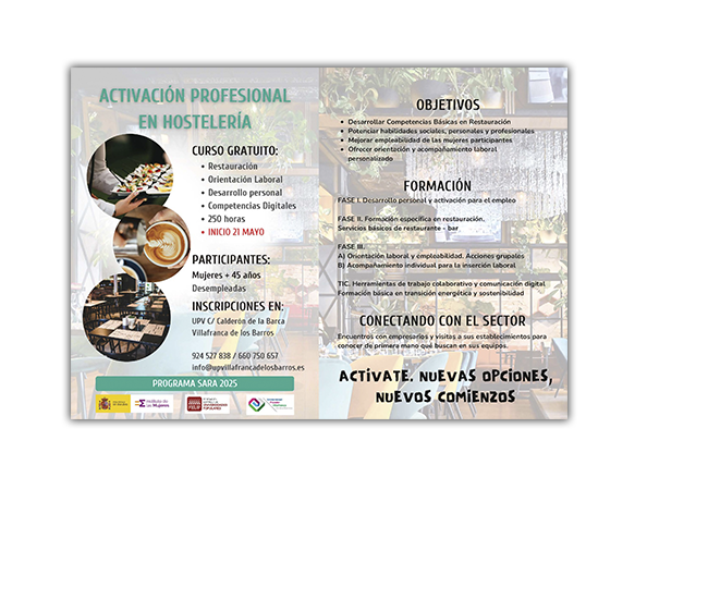 Curso: Activación Profesional en Hostelería